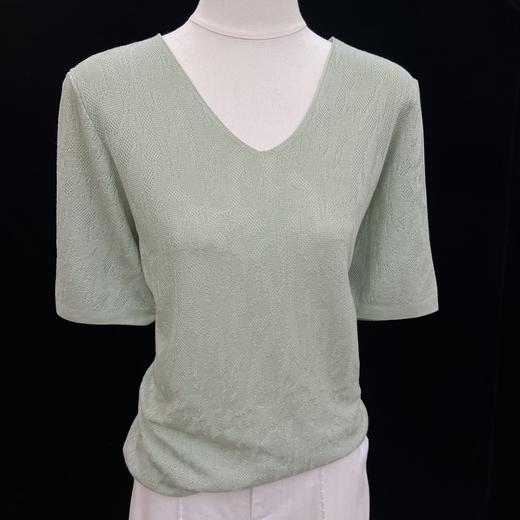 S·Y·C【简单V领】100 天 丝宽松休闲显瘦针织衫TS25078 商品图1
