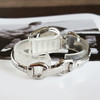 【95新】GUCCI古驰石英28MM（女款）马衔扣手镯腕表精钢230326NJM04 商品缩略图5