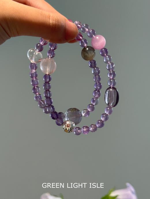 【冰葡萄】“人间绝绝紫”🍇 双圈巴西紫水晶手串 商品图3