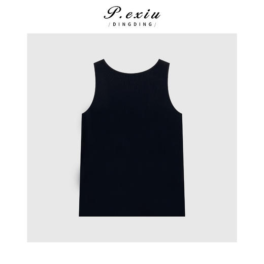 03-5潘依绣丁丁宠粉简约款后背深V背心Q13839 商品图0