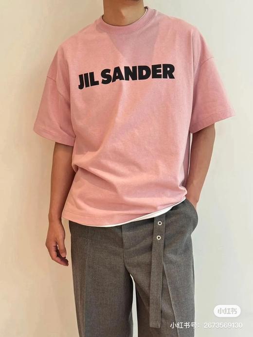 JS 吉尔桑达26款新款字母圆领短袖T恤 Z-15905 商品图12