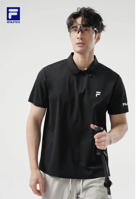 F032934男式冰丝无痕速干POLO衫凉感防晒翻领短袖T恤 商品图10