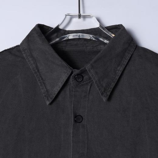 SDSA男装2026新款高贵轻奢复古工装双口袋短袖衬衫百搭舒适上衣 商品图1