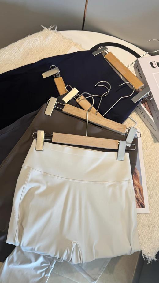 F032909复古轻薄裸感瑜伽运动打底裤阔腿高腰喇叭裤 商品图9