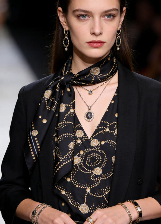 Chanel珍珠山茶花系列。白底山茶花。黑金山茶花。自己备注颜色。 商品图3