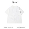 SDSA男装2026新款高贵轻奢潮牌抽象贴布烫钻圆领短袖T恤百搭痞帅 商品缩略图0