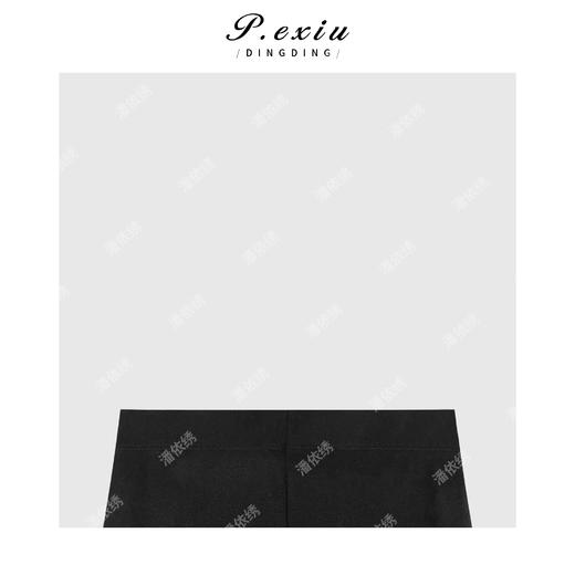 04-1潘依绣丁丁宠粉设计感修身气质喇叭形西裤 Q9846 商品图2