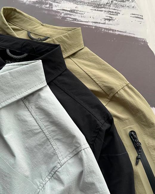 F032936三色新款户外口袋战术压胶衬衫上衣外套夹克 商品图5