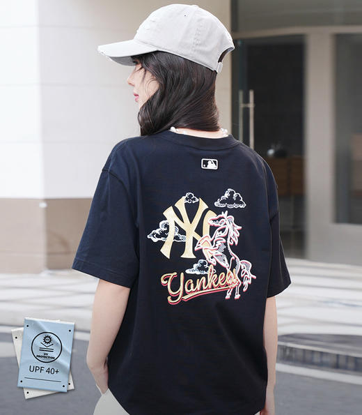 ML烫金云霄万马奔腾印花短袖T恤 商品图6