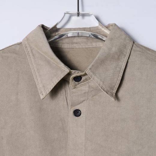 SDSA男装2026新款高贵轻奢复古工装双口袋短袖衬衫百搭舒适上衣 商品图1