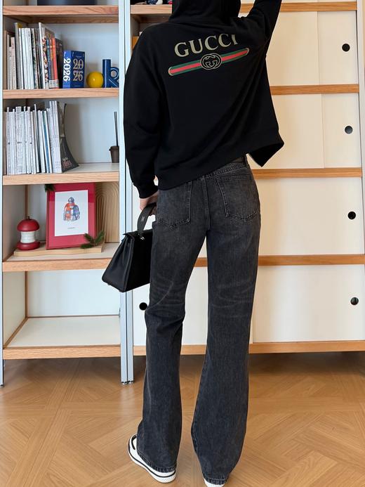 古驰 26Ss新款经典黑连帽拉链外套 商品图1