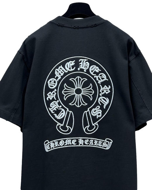 中性款破损刺绣短袖T恤he009 商品图2