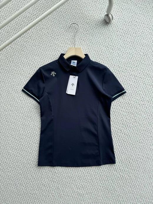 F032919简约袖口撞色高尔夫FIELD女士防晒修身短袖POLO衫 商品图12