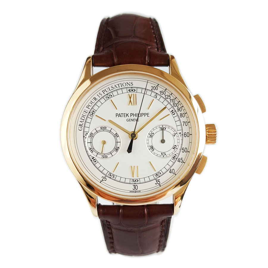 【95新】Patek Philippe 百达翡丽5170J-001手动机械机芯计时39MM（男款）复杂功能时计系列18K黄金160326AK07