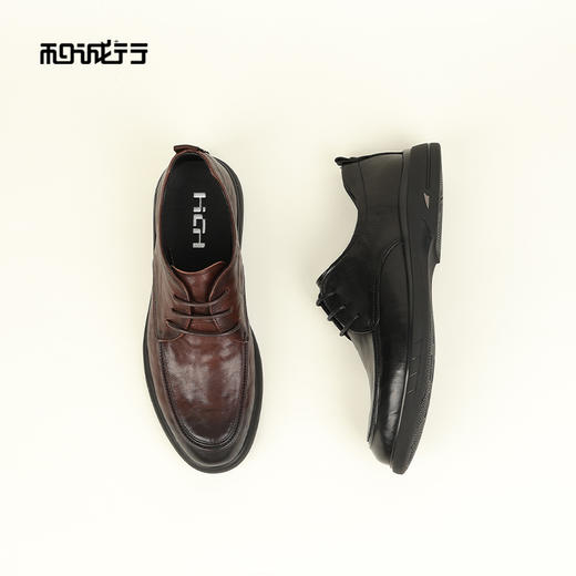 和诚行2026春季新款时尚舒适百搭系带男式商务鞋0930273 商品图2