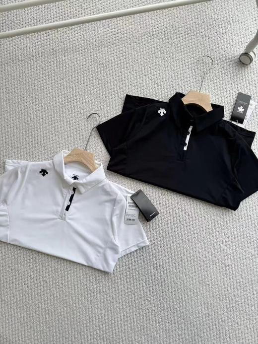 F032904日常通勤女款吸湿排汗舒适透气短袖翻领POLO衫 商品图3