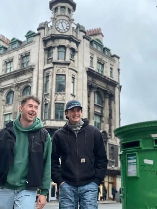 F032962美式工装风水洗做旧牛仔工装连帽夹克外套男女同款 商品图5