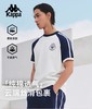 MJ/Kappa卡帕背靠背夏季新款运动短袖t恤男纯棉透气半袖休闲上衣   白+深蓝 商品缩略图1