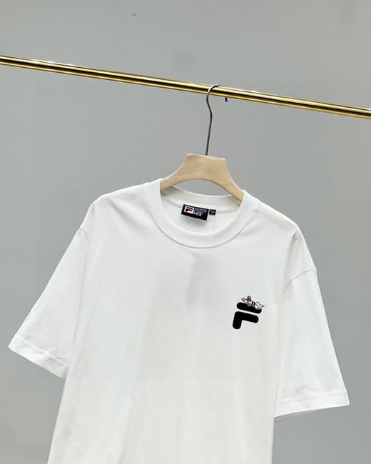 F032932后背外星幻想印花休闲宽松情侣款短袖T恤 商品图12