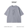 SDSA男装2026新款高贵轻奢时尚复古印花字母圆领短袖T恤百搭高街 商品缩略图0