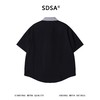 SDSA男装2026新款高贵轻奢潮牌拼接撞色假两件短袖衬衫休闲百搭 商品缩略图4