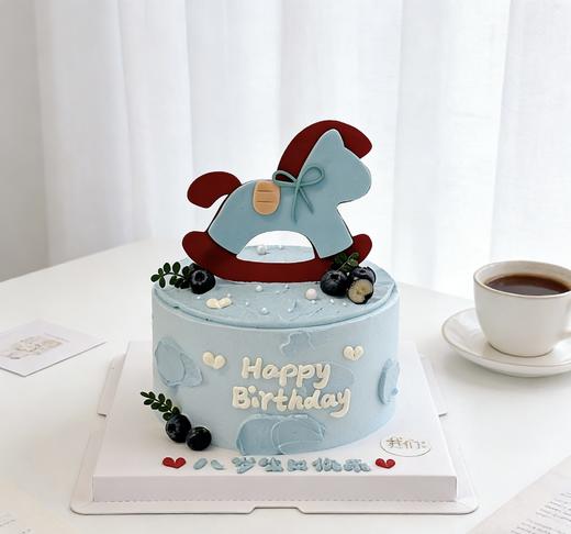 多款式~马年摇摇马可爱卡通蛋糕-低糖处理无添加 商品图0