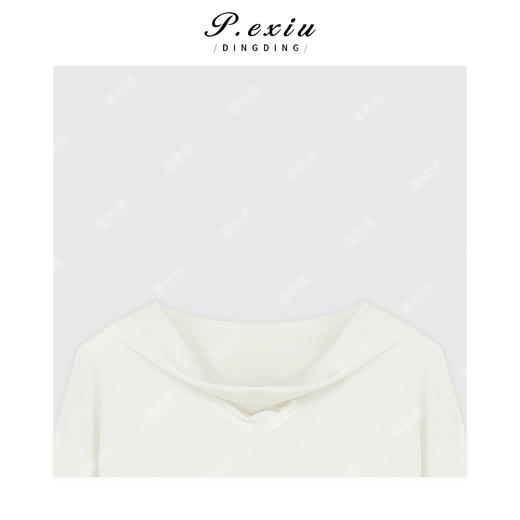 03-5潘依绣丁丁宠粉英伦风小围巾领长袖上衣Q48742 商品图2