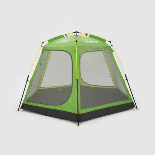 探路者六角帐篷春夏户外露营旅游易收纳网纱速开帐TEDK80702 商品图1