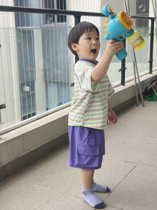 【撞色条纹T恤】Amilife阿米日记撞色条纹短T  7A级抗菌  95%精梳棉 商品图2