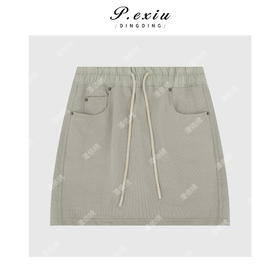 03-5潘依绣丁丁宠粉时尚休闲工装风短裙Q18835