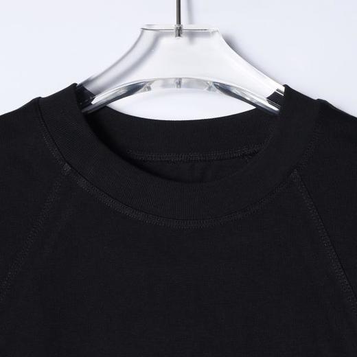 SDSA男装2026新款高贵轻奢纯色高级感分割线设计圆领短袖T恤百搭 商品图1