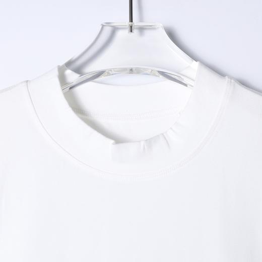 SDSA男装2026新款高贵轻奢韩系极简风纯色圆领短袖T恤宽松百搭潮 商品图1