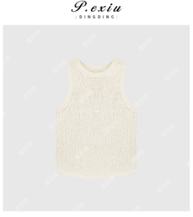 04-1潘依绣丁丁宠粉文艺复古坑条立领拉链针织毛衣 Q34020