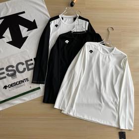 F032923三色拼接舒适运动训练服薄款T恤运动打底衫长袖