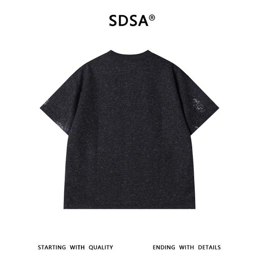 SDSA男装2026新款高贵轻奢潮牌雪花点斑驳破坏风短袖T恤百搭时尚 商品图4