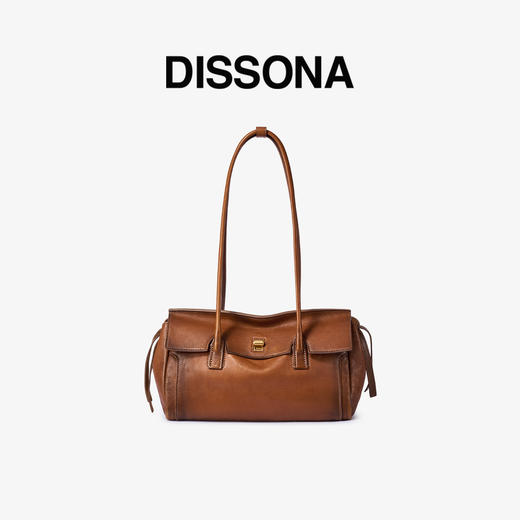 【2F迪桑娜】迪桑娜26SS风行系列，擦色腋下医生包 商品图0