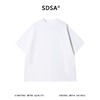 SDSA男装2026新款高贵轻奢极简风纯色缝线设计圆领短袖T恤百搭 商品缩略图0