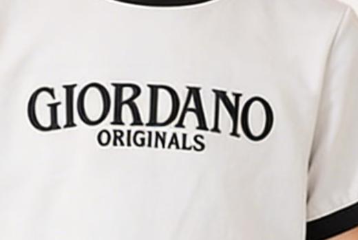 佐丹奴童装26年新款全棉平纹撞色印花短袖T恤衫03326208 商品图2