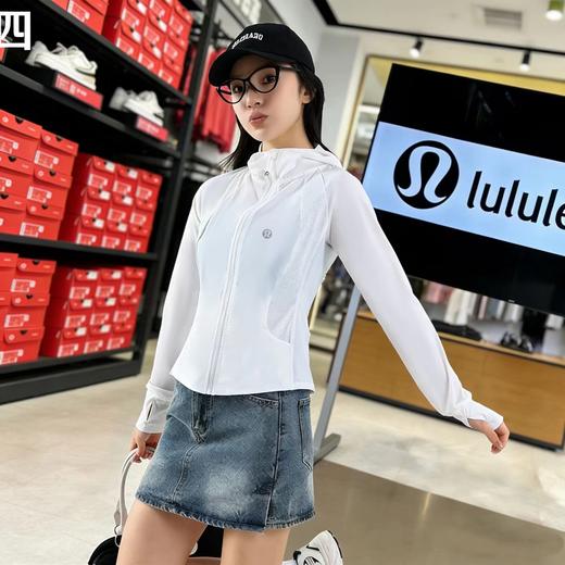 F032948夏季新品女款时尚透气网纱修身连帽防晒衣 商品图2