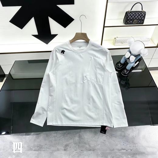 F032940基础款圆领休闲百搭情侣款高街打底衫长袖T恤 商品图4