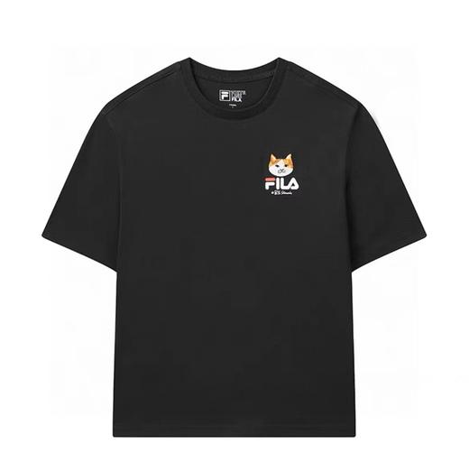 F032931联名款小猫印花休闲宽松情侣款短袖T恤 商品图6