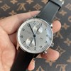 ZF+厂IWC葡萄牙系列计时腕表——IW371620➕这款熊猫盘371620有一种简洁随性、恰到好处的优雅感设计，并拥有金钢表壳及迷人的弧度。表壳直径只有41毫米，厚度13毫米，非常适合日常佩戴❕❕❕ 商品缩略图6
