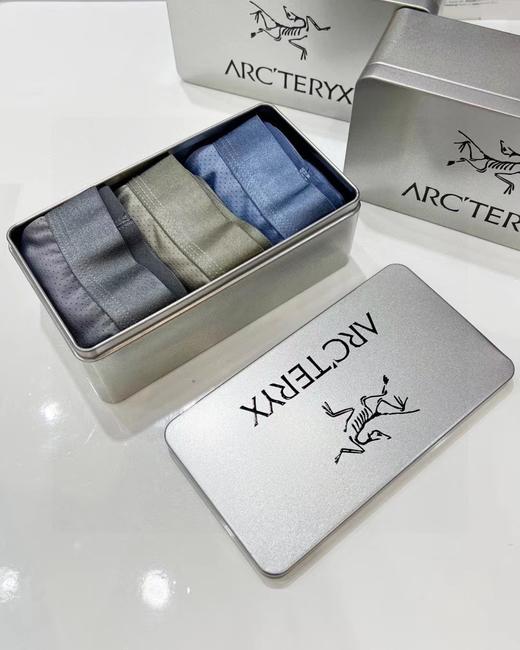 F032930新款冰丝网眼清爽透气礼盒男士内裤一盒三条装 商品图4