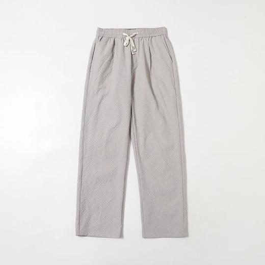 F032902春夏薄款立体裁剪男士松紧腰修身直筒纯色休闲裤 商品图9