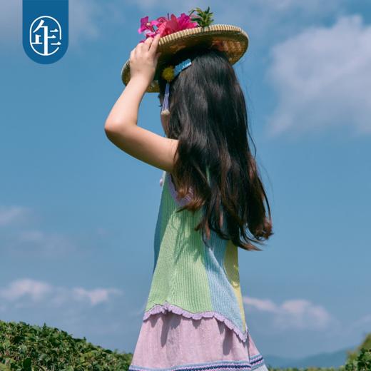 年衣童装儿童针织背心女童夏新款民族风女孩无袖毛织马甲上衣马夹 商品图3