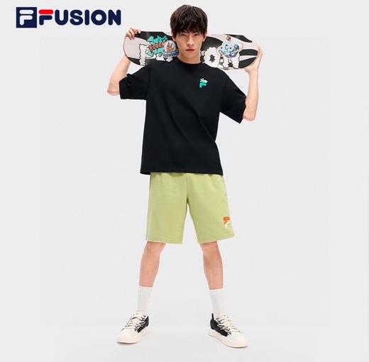 F032932后背外星幻想印花休闲宽松情侣款短袖T恤 商品图5