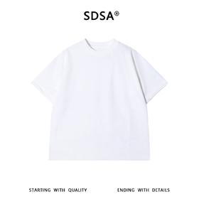 SDSA男装2026新款高贵轻奢韩系简约印花圆领短袖T恤百搭休闲上衣