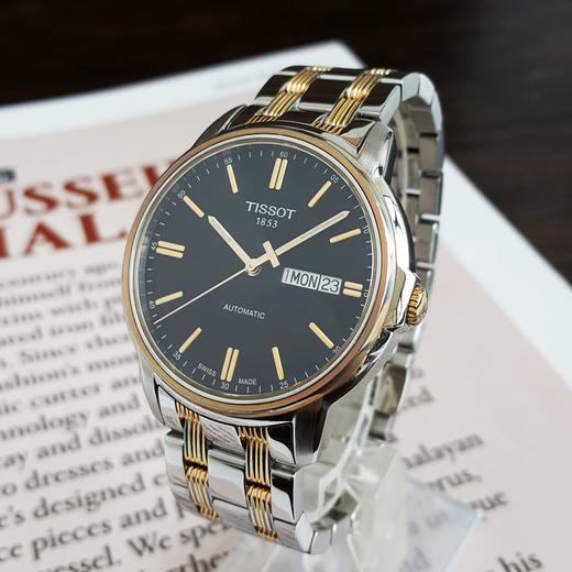 【95新】TISSOT天梭T065.430.22.051.00自动机械日期显示、星期显示39MM（男款）经典系列精钢210326HS04 商品图1