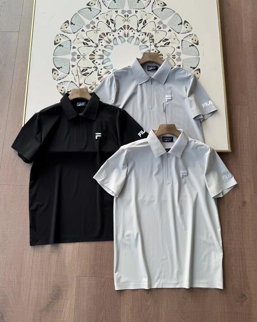 F032934男式冰丝无痕速干POLO衫凉感防晒翻领短袖T恤 商品图0