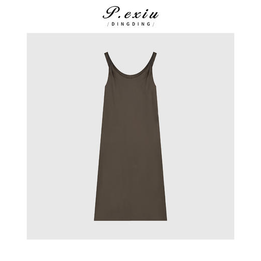 03-5潘依绣丁丁宠粉时尚复古吊带连衣裙Q18873 商品图0